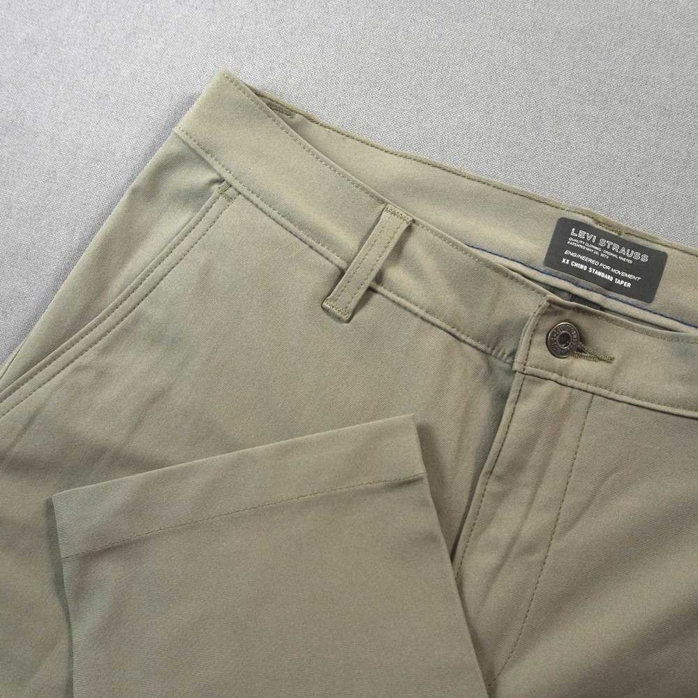 Levi Strauss Performance Stretch XX Chino Standard Taper Mens 32x30 Golf Tech